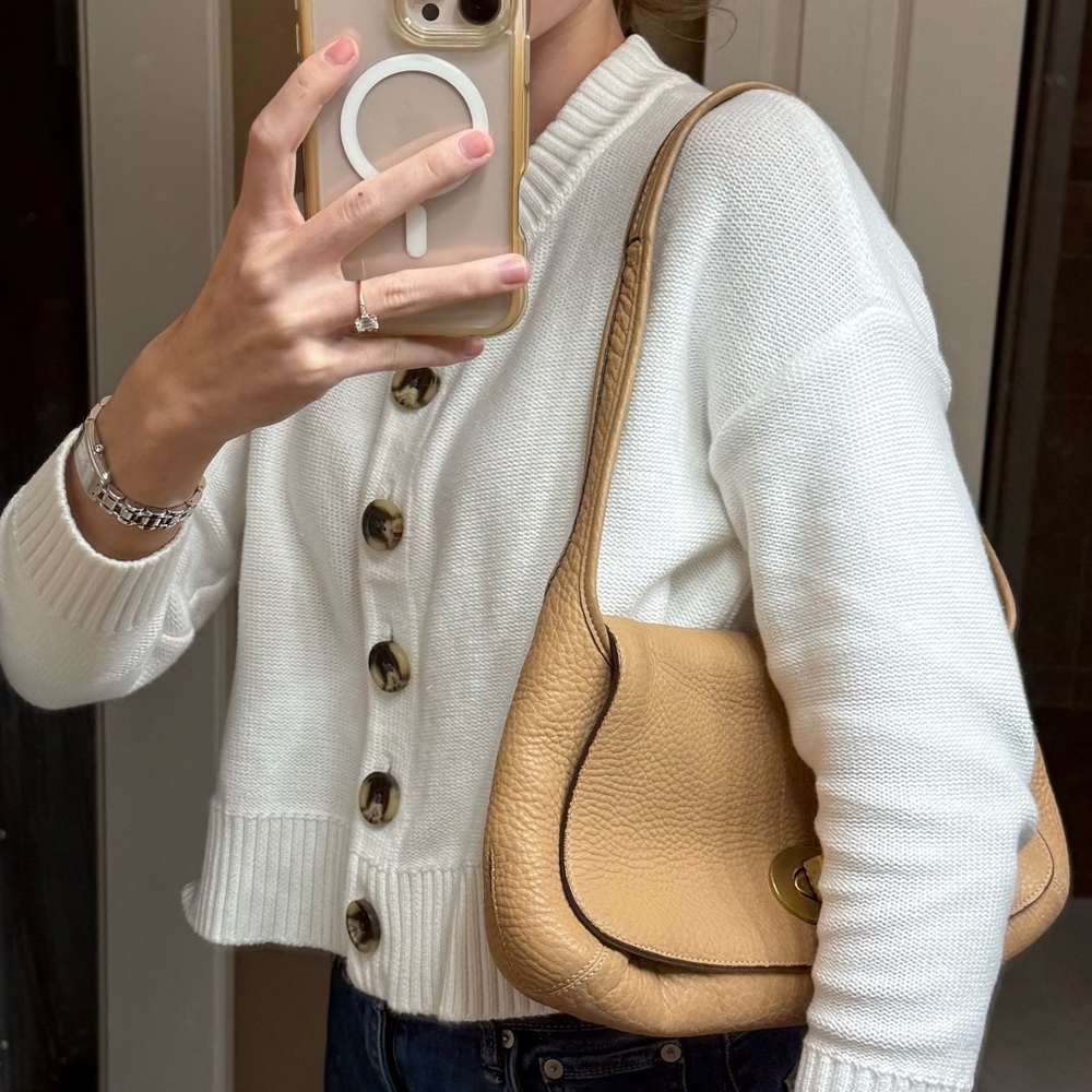 Vintage Coach Leather Shoulder Bag - Picture 5 of 7